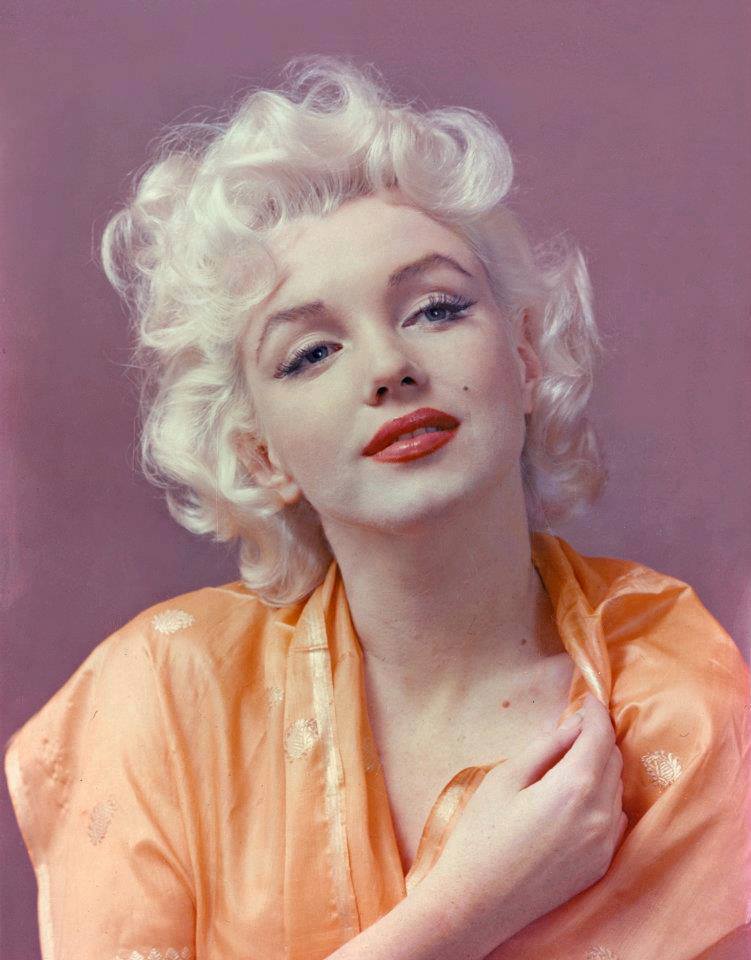 Marilyn Monroe in a photo taken by Hal Berg who was a co-worker of the author's father.