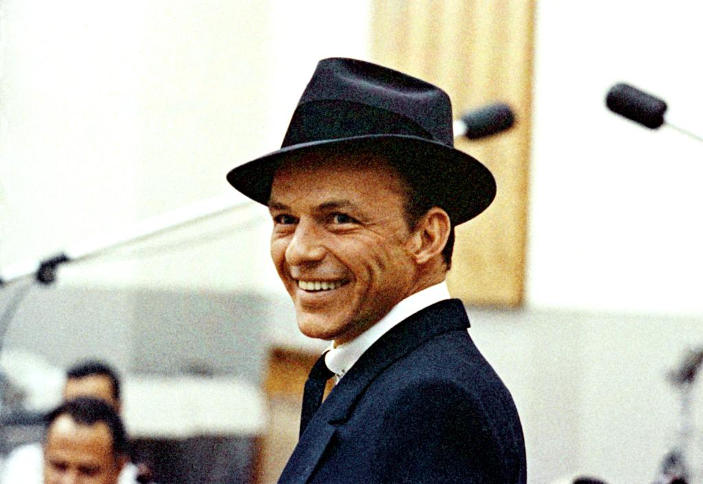 Look at that smile! Frank Sinatra in a public domain image.