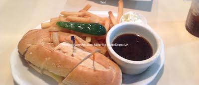 A delectable French Dip Sandwich from the Hampton Diner in New Jersey. Photo by Jennifer Jean Miller.